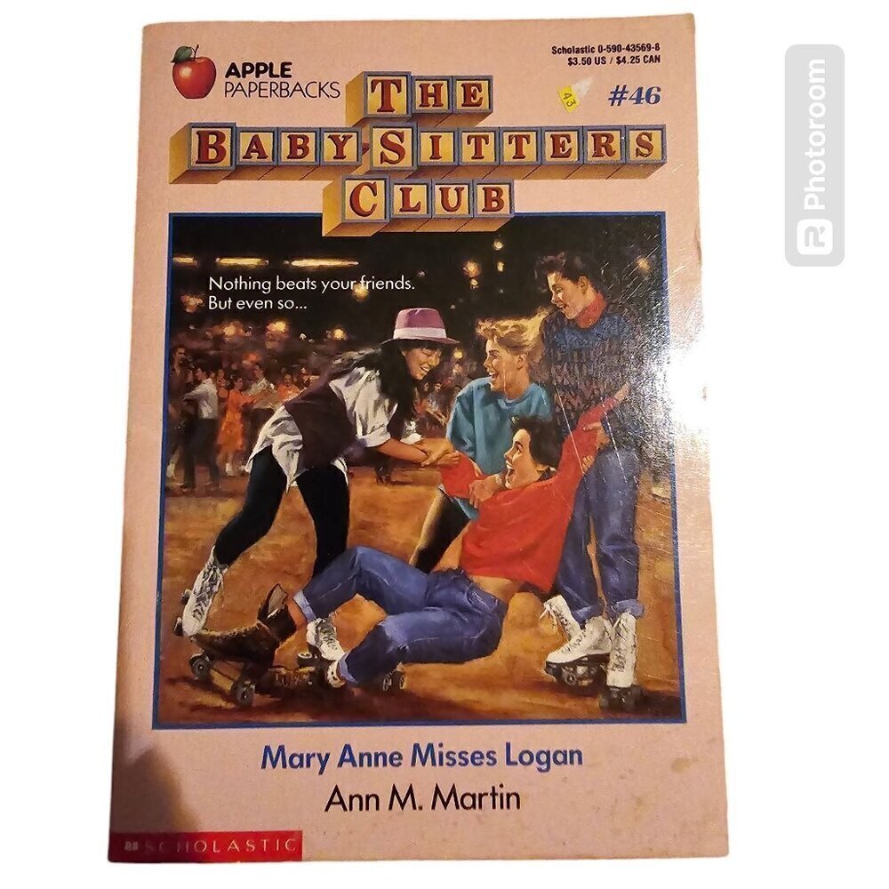 The Babysitters Club Mary Anne Misses Logan #46 Vintage 90s Apple Paperback